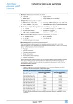 Industrial pressure and vacuum switches - 7