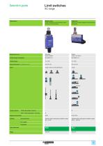 Limit switches XCE and XCJ ranges Easy Series - 11