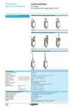 Limit switches XCE and XCJ ranges Easy Series - 12