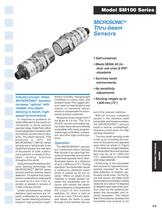 MICROSONIC® Thru-beam Sensors Model SM100 Series - 1