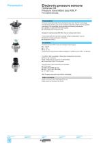 Pressure transmitters OsiSense XMLP for industrial applications - 6