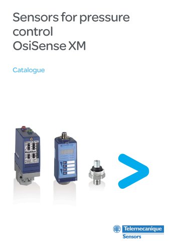 Sensors for pressure control OsiSense XM