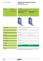 Sensors for pressure control OsiSense XM - 6