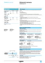 Ultrasonic sensors OsiSense XX - 13