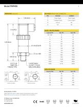 MODEL PMP450 Pressure Sensor – Industrial - 2