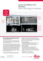 Leica CloudWorx for Bentley Data Sheet