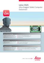 Leica CS25 Ultra-Rugged Tablet Computer Datasheet - 1