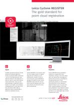 Leica Cyclone REGISTER Data Sheet - 1