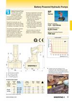 BP-Series, Battery Powered Hydraulic Pumps-2
