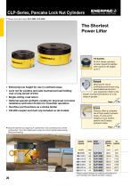 CLP-Series, Pancake Lock Nut Cylinders - 1