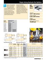NC, NSC & NSH-Series Hydraulic & Integral Nut Splitters - 3