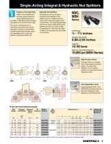 NC, NSC & NSH-Series Hydraulic & Integral Nut Splitters - 5