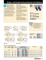 NC, NSC & NSH-Series Hydraulic & Integral Nut Splitters - 7