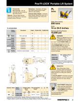 PL-Series Pow'R-LOCK Self-Locking Portable Lift System 2014-3