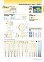 RSM, RCS-Series, Low Height Hydraulic Cylinders - 2