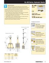 SL-400 Series, Hydraulic Gantry - 2