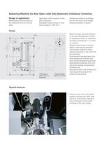 Series SBAL Balancing Machines for Axle Drives with Fully Automatic Unbalance Correction - 2