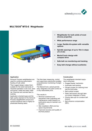 MULTIDOS® E - Weighfeeder