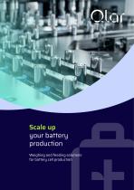 Weighing and feeding solutions for battery cell production