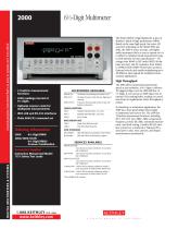 2000 Series: 6½-Digital Multimeter with Scanning - 1