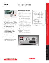 2000 Series: 6½-Digital Multimeter with Scanning - 2