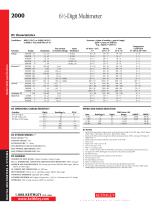 2000 Series: 6½-Digital Multimeter with Scanning - 3