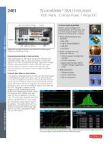 2461, SourceMeter ® SMU Instrument 1000 Watts, 10 Amps Pulse, 7 Amps DC - 4