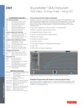 2461, SourceMeter ® SMU Instrument 1000 Watts, 10 Amps Pulse, 7 Amps DC - 6