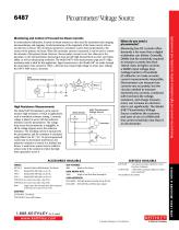 6487 Picoammeter/ Voltage Source - 3