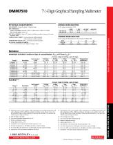 7½-Digit Graphical Sampling Multimeter - 7