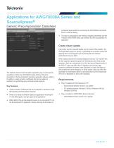 Applications for AWG70000A Series and SourceXpress® Generic Precompensation Datasheet - 1