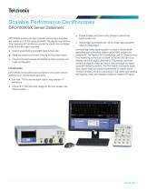 DPO70000SX Series Datasheet - 1