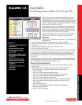 ExceLINX-1A Excel Add-In for Integra Series (Models 2700, 2701, and 2750) - 1