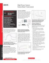 High Power System SourceMeter® Instrument - 2