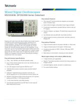 Mixed Signal Oscilloscopes MSO5000B, DPO5000B Series Datasheet - 1