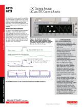 Model 6220 DC Current Source and Model 6221 AC and DC Current Source - 4