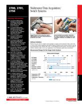 Models 2700, 2701, 2750 Multimeter/Data Acquisition/Switch Systems - 4