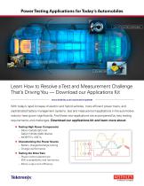 Power Testing Applications for Today's Automobiles - 1