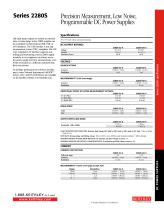 Precision Measurement, Low Noise, Programmable DC Power Supplies - 5