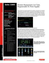 Series 2280S  Precision Measurement, Low Noise, Programmable DC Power Supplies - 2