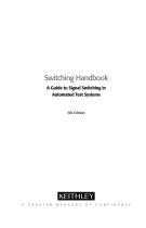 Switching Handbook: A Guide to Signal Switching in Automated Test - 3