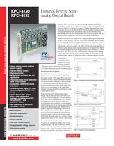 Universal, Remote Sense  Analog Output Boards - 1