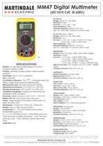 ELECTRICIANS DIGITAL MULTIMETER - 1