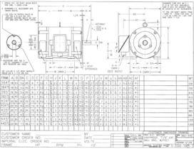 AC Dry Hydraulic Elevator  Pump Motors 80 Starts per  Hour - 4