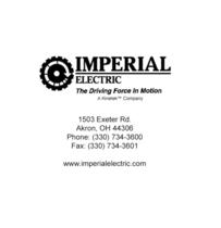 IMPERIAL  ELECTRIC  The Driving Force In Motion-1