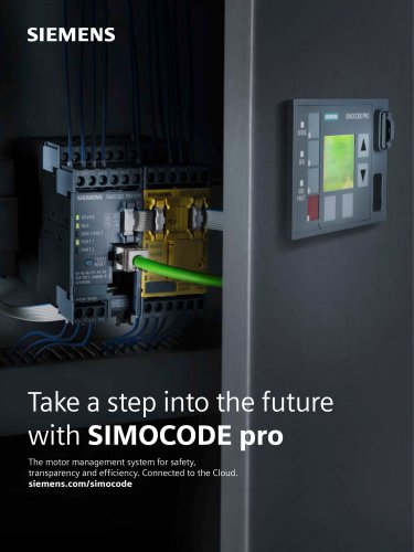 Take a step into the future with SIMOCODE pro