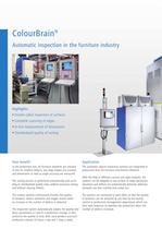 Automatic surface and edge inspection, dimension check of furniture elements-2