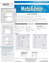 Motoman MotoAdmin Remote Communication Software - 1