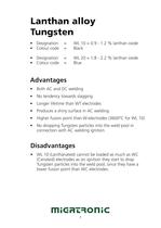 tungsten electrodes - 7