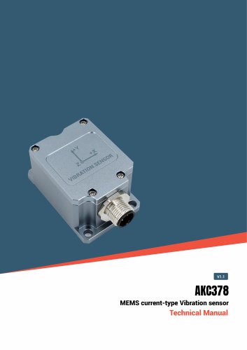 AKC378 MEMS current-type vibration sensor